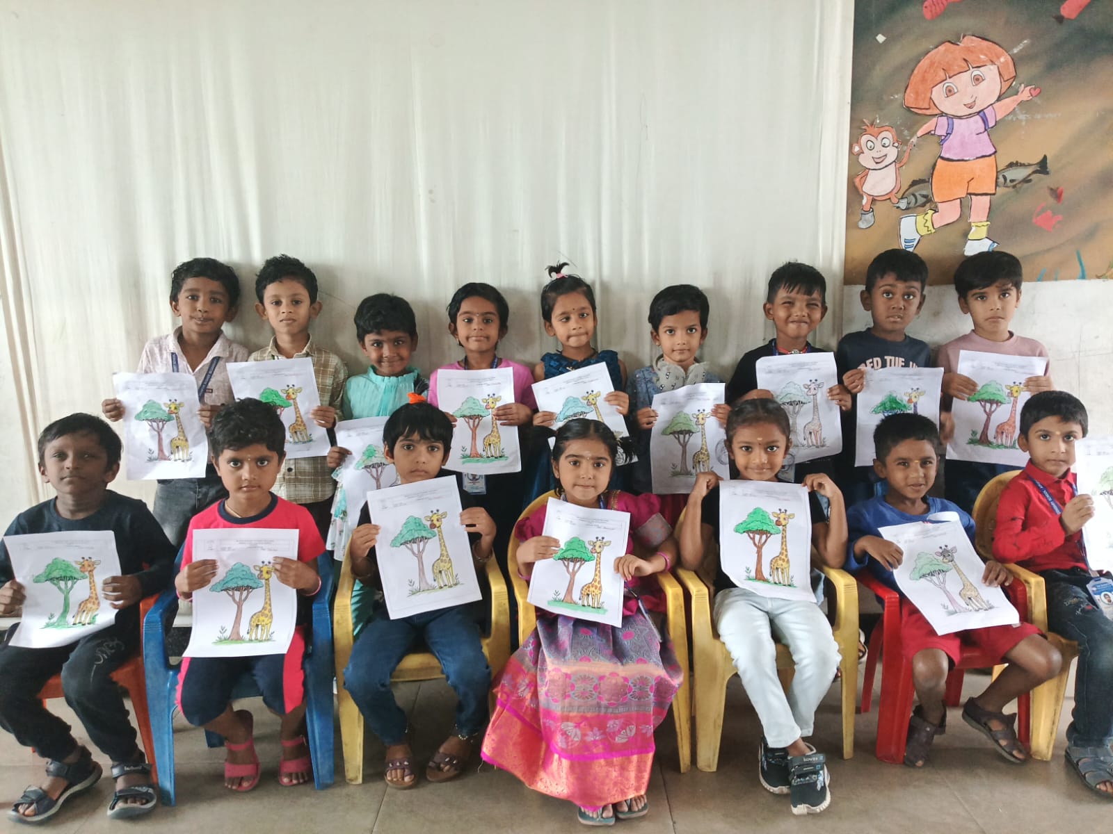 COLOURING FOR KG STUDENTS